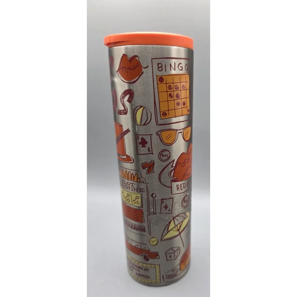 Starbucks Tumbler Las Vegas '21 Been There Series Insulated Stainless Steel 16Oz